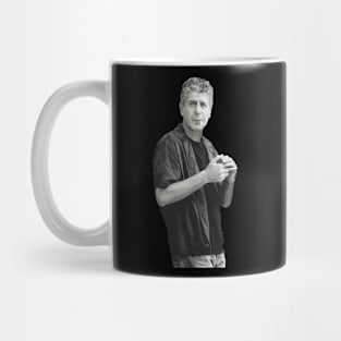 Anthony Bourdain Smoking Mug